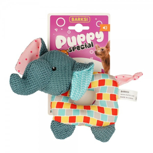 Elephant Puppy Special Игрушка для щенков и собак мелких пород Слон с пищалкой