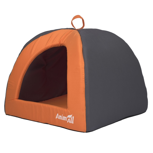 Orange Домик для кошек и мелких пород собак, оранжевый
