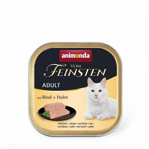 Vom Feinsten – влажный корм для взрослых кошек, с говядиной и курицей