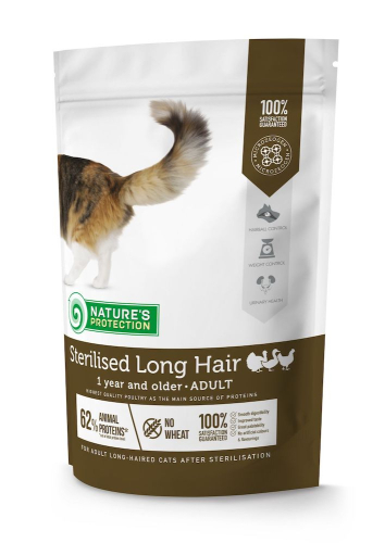 Cat Sterilised Long Hair - сухий корм із м'ясом птиці для стерилізованих котів із довгою шерстю