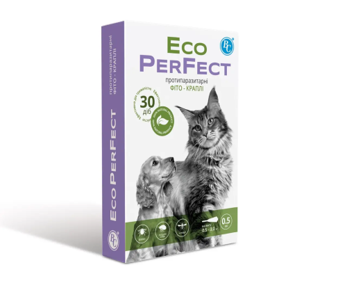 ECO - Капли противопаразитарные для кошек и собак весом 0,5-3 кг
