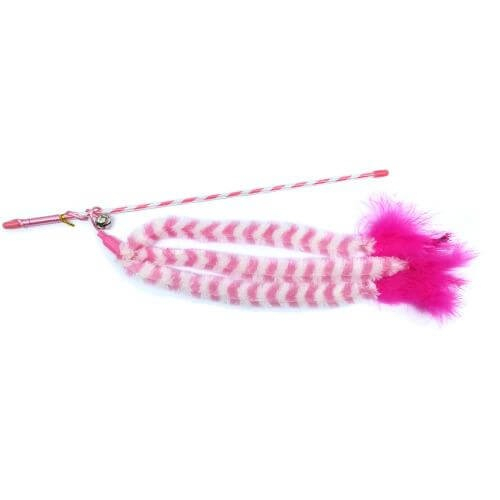 Wand with fur tail - игрушка для кошек палочка с меховым хвостом