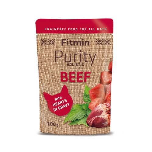 Cat Purity pouch Влажный корм для кошек с говядиной и сердцем