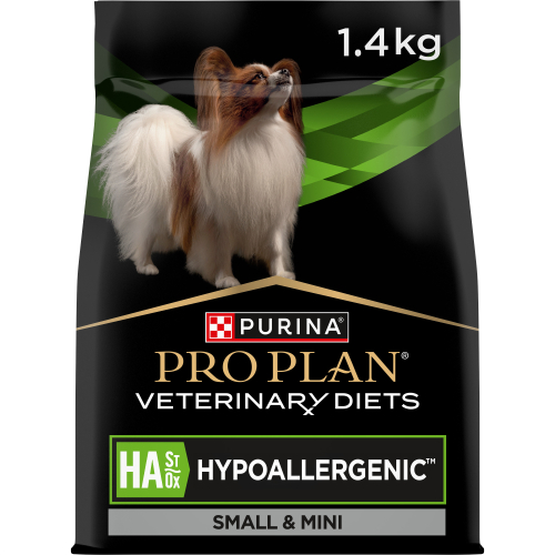 Veterinary Diets HA St/Ox Hypoallergenic SMALL & MINI Сухой диетический корм для снижения признаков ингредиентной и нутриентной непереносимости у щенков и взрослых собак малых пород