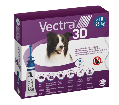 Vectra 3D для собак весом от 10 до 25 кг