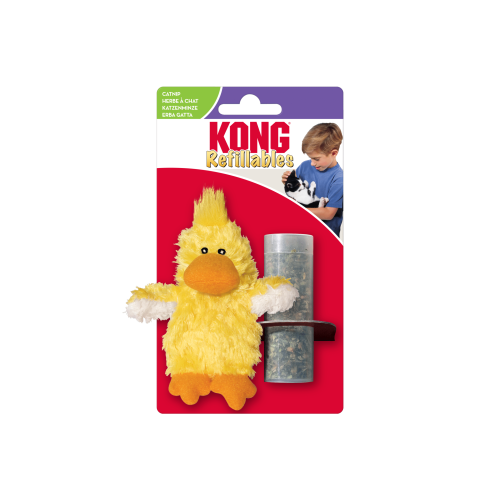 Refillables Duckie Игрушка для кошек "Утенок" с кошачьей мятой