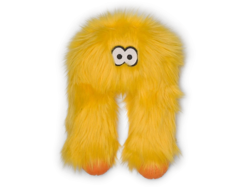 Wilson Toy Игрушка пищалка для собак, Уилсон пушистый, лимонный