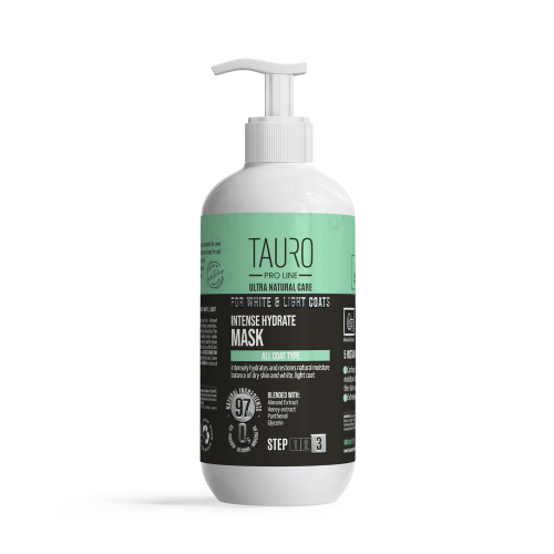 Ultra Natural Care for White and Light Coats Интенсивно увлажняющая маска для шерсти и кожи собак и кошек белого, светлого окраса