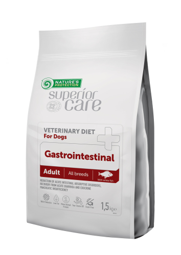 Superior Care Veterinary Diet Gastrointestinal White Fish Adult All Breed Dogs Ветеринарний дієтичний корм для собак при захворюванннях шлунково-кишкового тракту з білою рибою