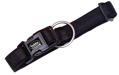 Mesh Preno Collar Усиленный ошейник с фастексом для собак, черный
