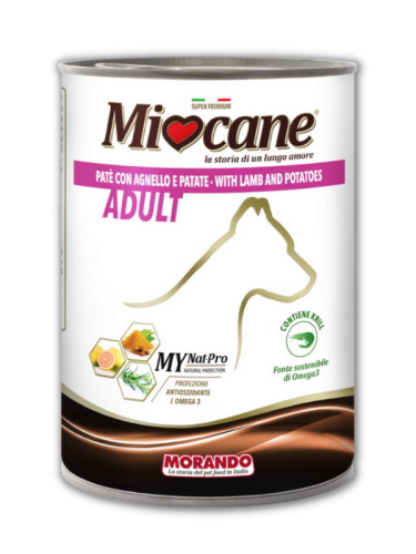 Miocane Консервы для собак, с ягненком и картофелем