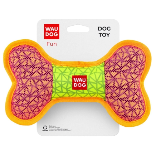 Waudog Fun Игрушка для собак, "Кость", розовый