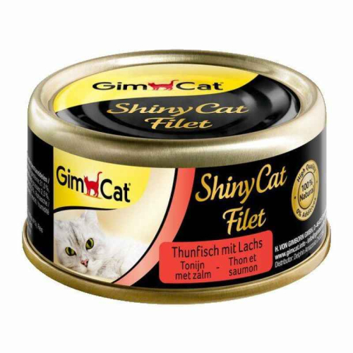 Shiny Cat Filet консерви для котів, з тунцем та лососем