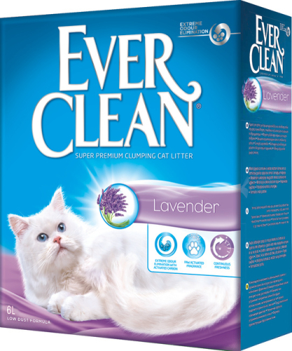 Clean Lavender Комкующийся наполнитель, с ароматом лаванды