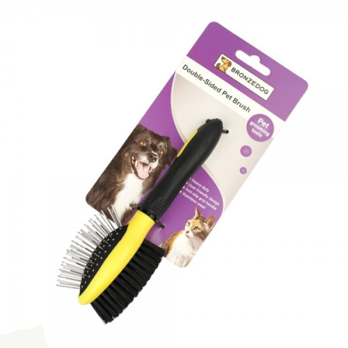 Double-Sided Pet Brush Двухсторонняя массажная щетка