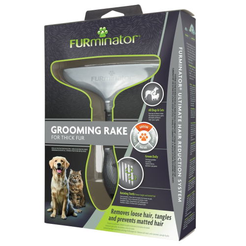 Grooming Rake Гребень с вращающимися зубцами для собак и кошек