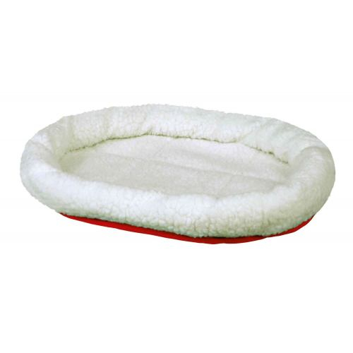 Cuddly Bed Лежак двухсторонний для собак (белый/красный)