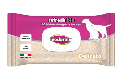 Bio Delicato Влажные биоразлагаемые котоновые салфетки