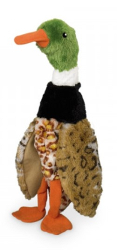 Plush Мягкая игрушка для собак Плюшевая Утка с пищалкой