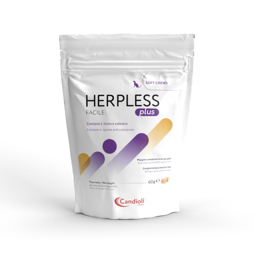Herpless Plus Facile - жевательные противовирусные таблетки для укрепления иммунитета для кошек