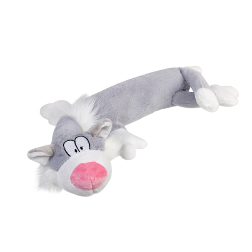 GiGwi Plush Игрушка для собак, Кот с пищалкой