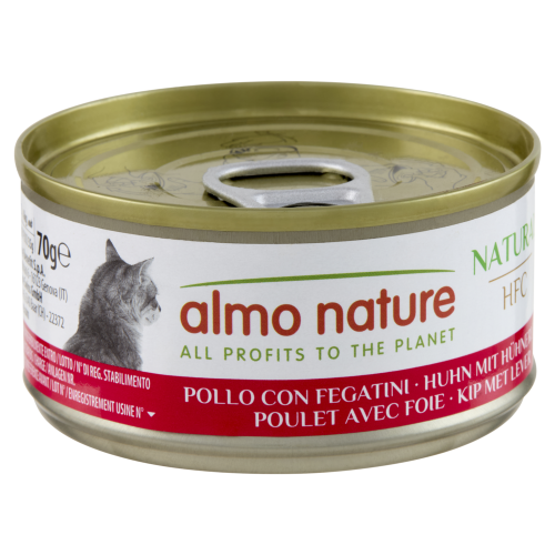 HFC Cat Natural Кусочки курицы с печенью в соусе для взрослых кошек