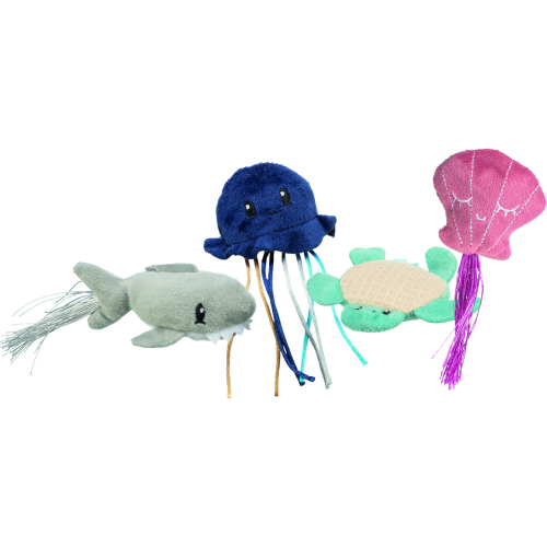 Игрушка Морские звери с кошачьей мятой для кошек