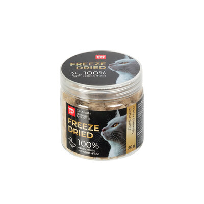 WAUCAT Treats Freeze dried Ласощі для котів, качине м'ясо