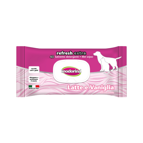 Extra Latte e Vaniglia влажные салфетки с молоком и ванилью