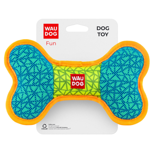 Waudog Fun Игрушка для собак, "Кость", голубой