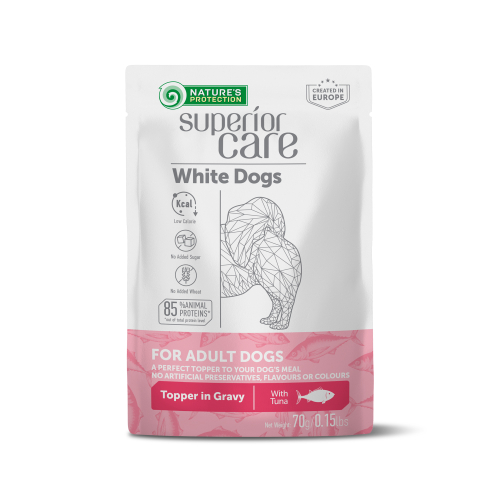 Superior Care White Dogs Adult Tuna Влажный корм для собак с белой окраской с тунцом