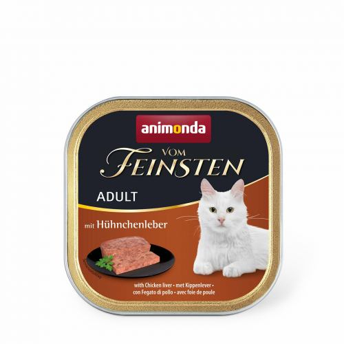 Vom Feinsten – влажный корм для кошек, с куриной печенью