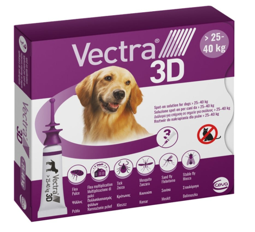 Vectra 3D для собак весом от 25 до 40 кг