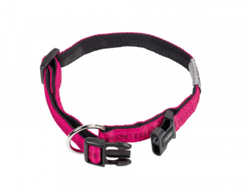 Soft Grip Collar Нейлоновый ошейник с мягкой подкладкой для собак, розовый