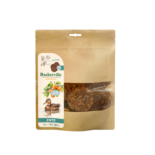 Ente Mit Superfoods M Натуральні ласощі для цуценят та собак середніх порід, качка з суперфудами