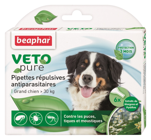 Bio Spot On Veto pure Капли от блох, клещей и комаров для собак крупных пород