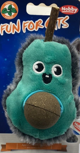 Игрушка для кошек Авокадо с кошачьей мятой
