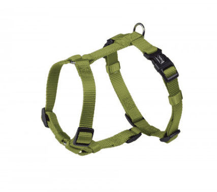 Classic H-shaped Harness Шлея для собак с плавной регулировкой размера и классическим фастексом, зеленый