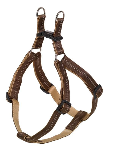 Soft Grip Step-in Harness Шлея с мягкой подкладкой для собак, коричневая