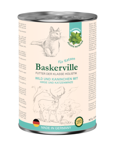 Holistic Wild und Kaninchen Оленина з кроликом вологий корм для котів