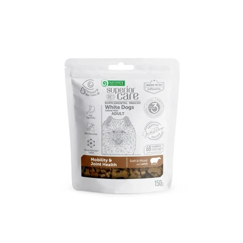 Superior Care White Dogs Mobility & Joint Health Лакомство для взрослых собак с белой окраской с ягнятиной