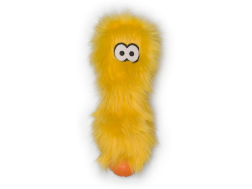Custer Toy Игрушка пищалка для собак, Кастер пушистый, лимонный