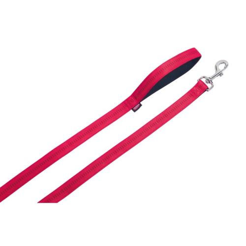 Soft Grip 120 Leash Нейлоновый поводок с мягкой подкладкой для собак, красный