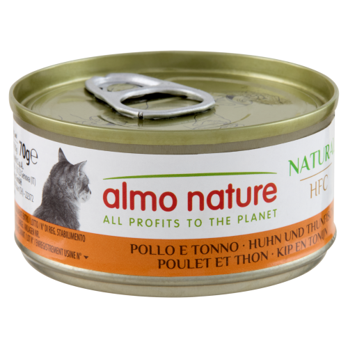 HFC Cat Natural Кусочки курицы с тунцом в соусе для взрослых кошек