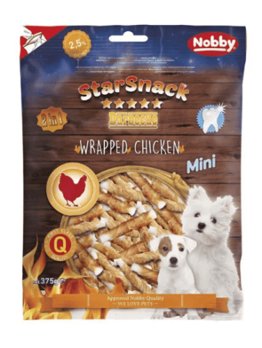 Mini Wrapped Chicken Лакомство для ухода за зубами щенков и маленьких собак