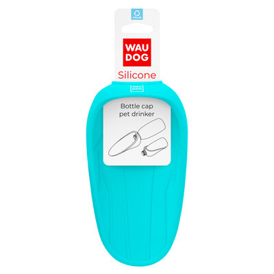 WAUDOG Silicone Поїлка-насадка на пляшку, блакитний