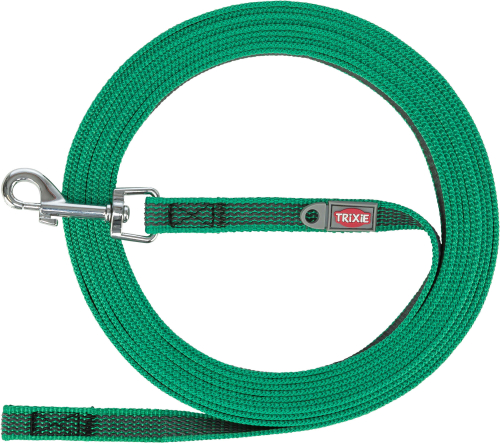 Tracking leash Повідець для собак прогумований S-M, зелений