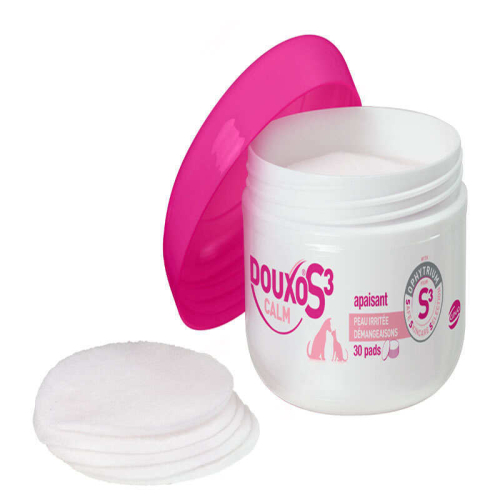 Sante Animale Douxo S3 Calm Pads - Заспокійливі диски від подразнень шкіри у собак і котів