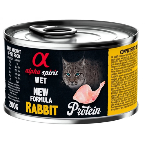 Cat Rabbit Protein Полнорационный влажный корм с кроликом для взрослых кошек