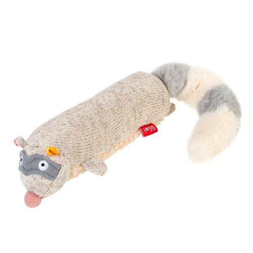GiGwi Plush Игрушка для собак, Енот с пищалкой